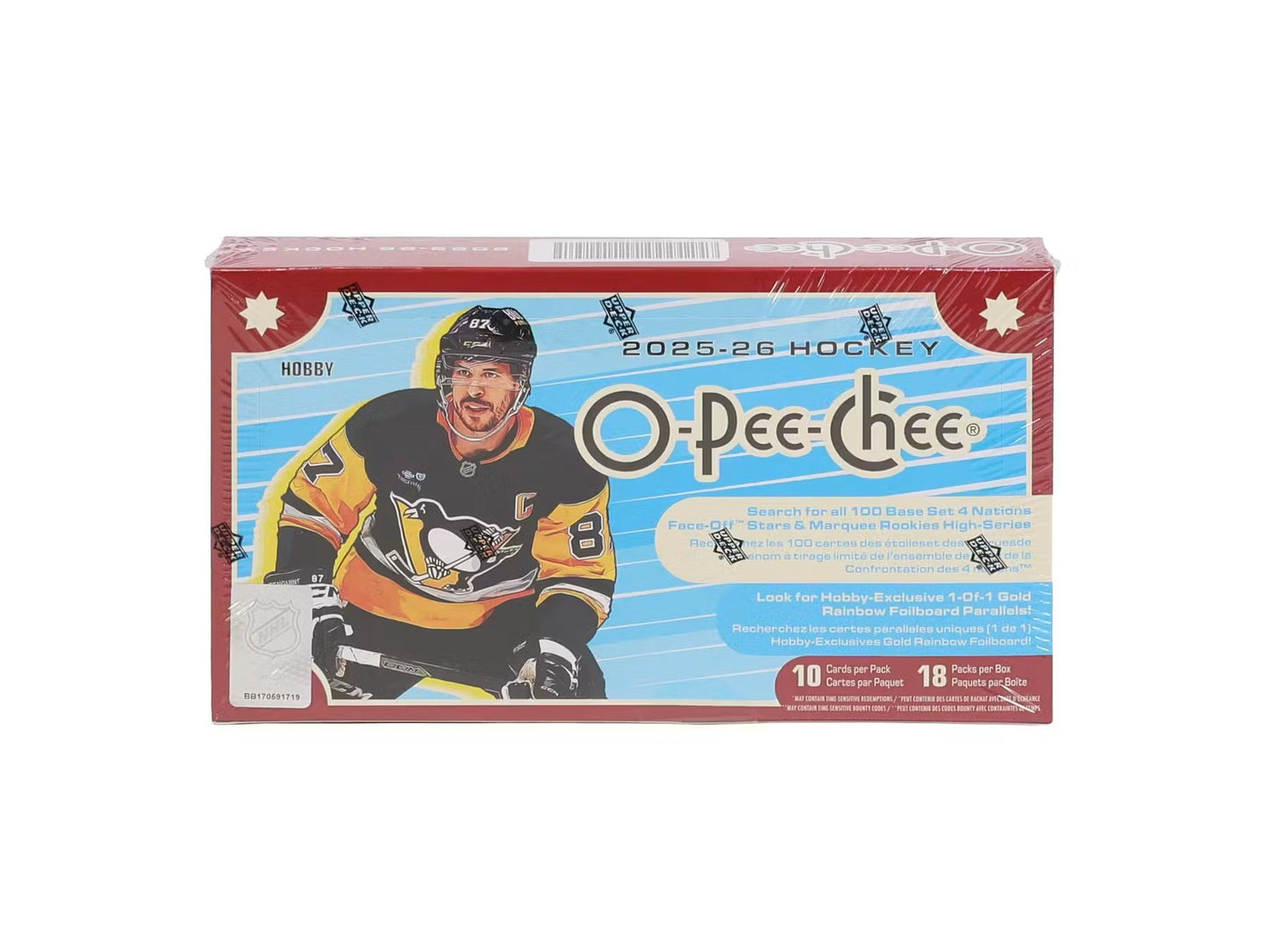 2025/26 Upper Deck O-Pee-Chee Hockey Hobby 16 Box Case