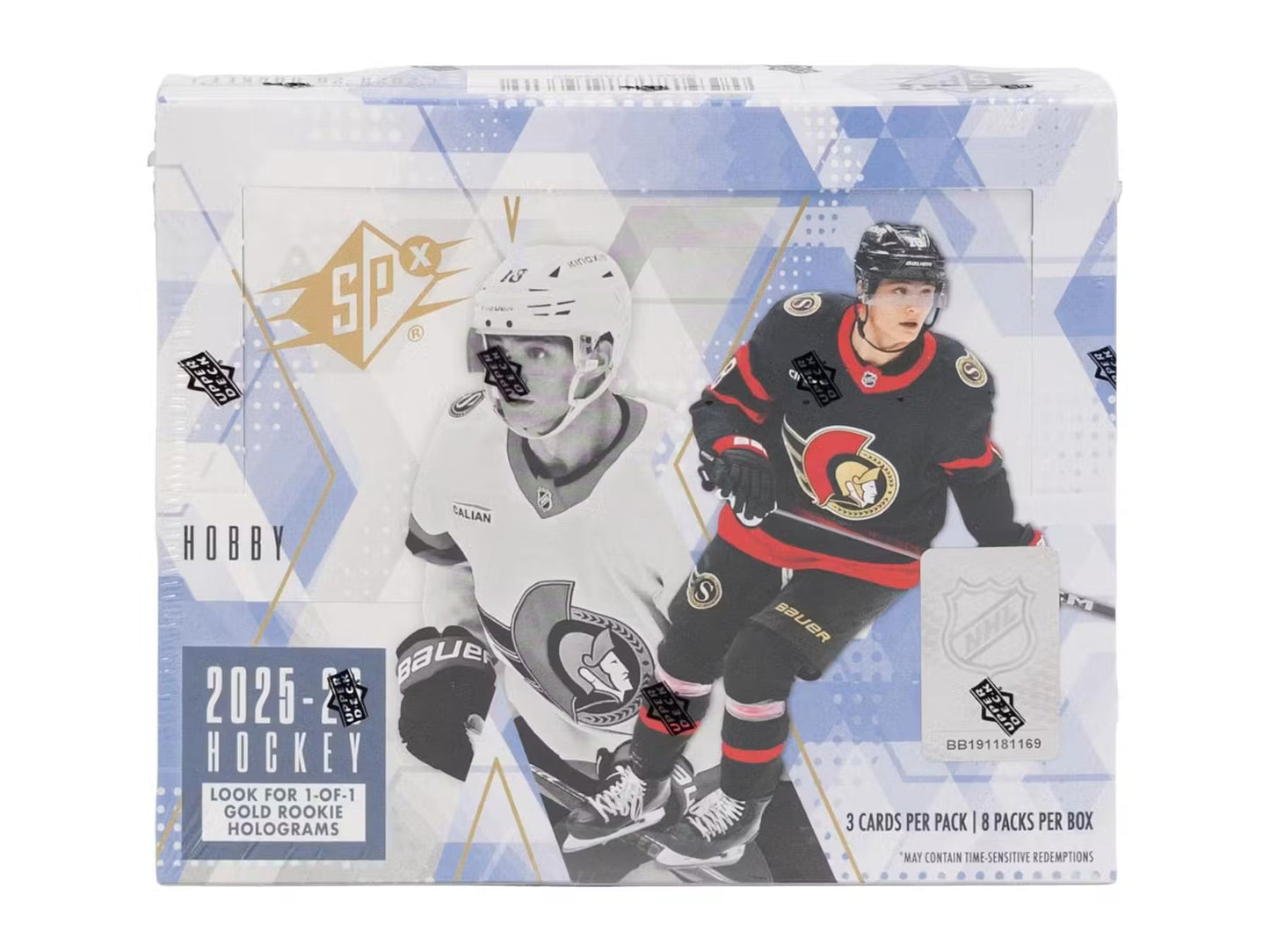 2025/26 Upper Deck SPx Hockey Hobby 20 Box Case