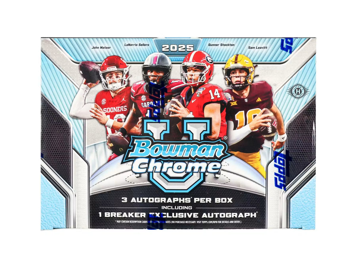 2025 Bowman Chrome University Football Delight Box