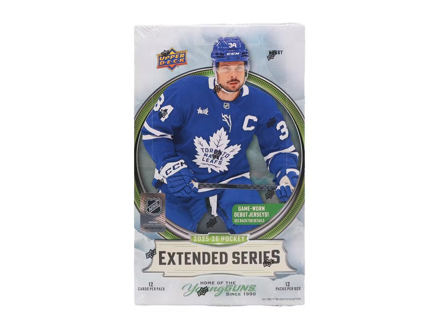 2025/26 Upper Deck Extended Series Hockey Hobby 12 Box Case