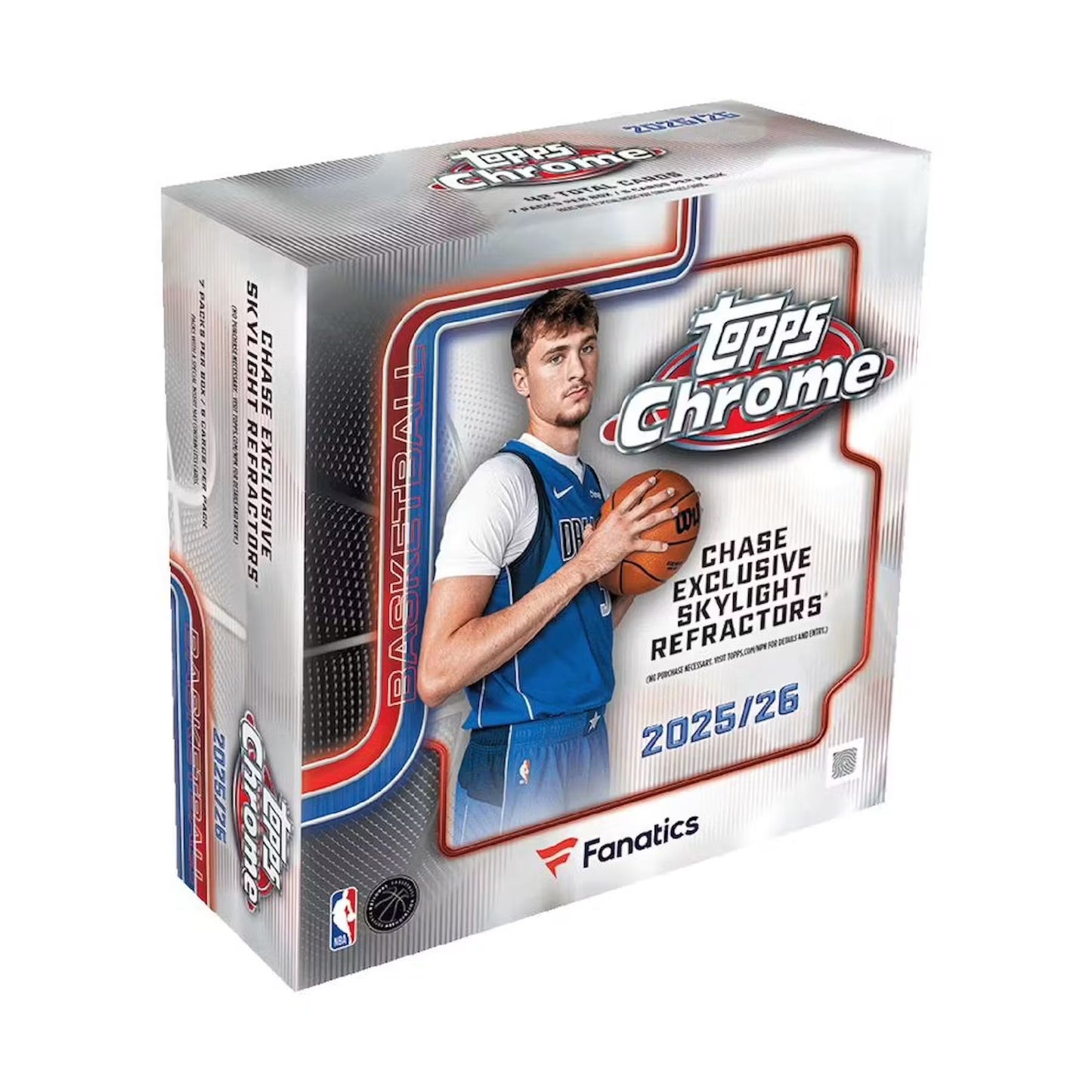 2025/26 Topps Chrome Basketball Fanatics Mega Box