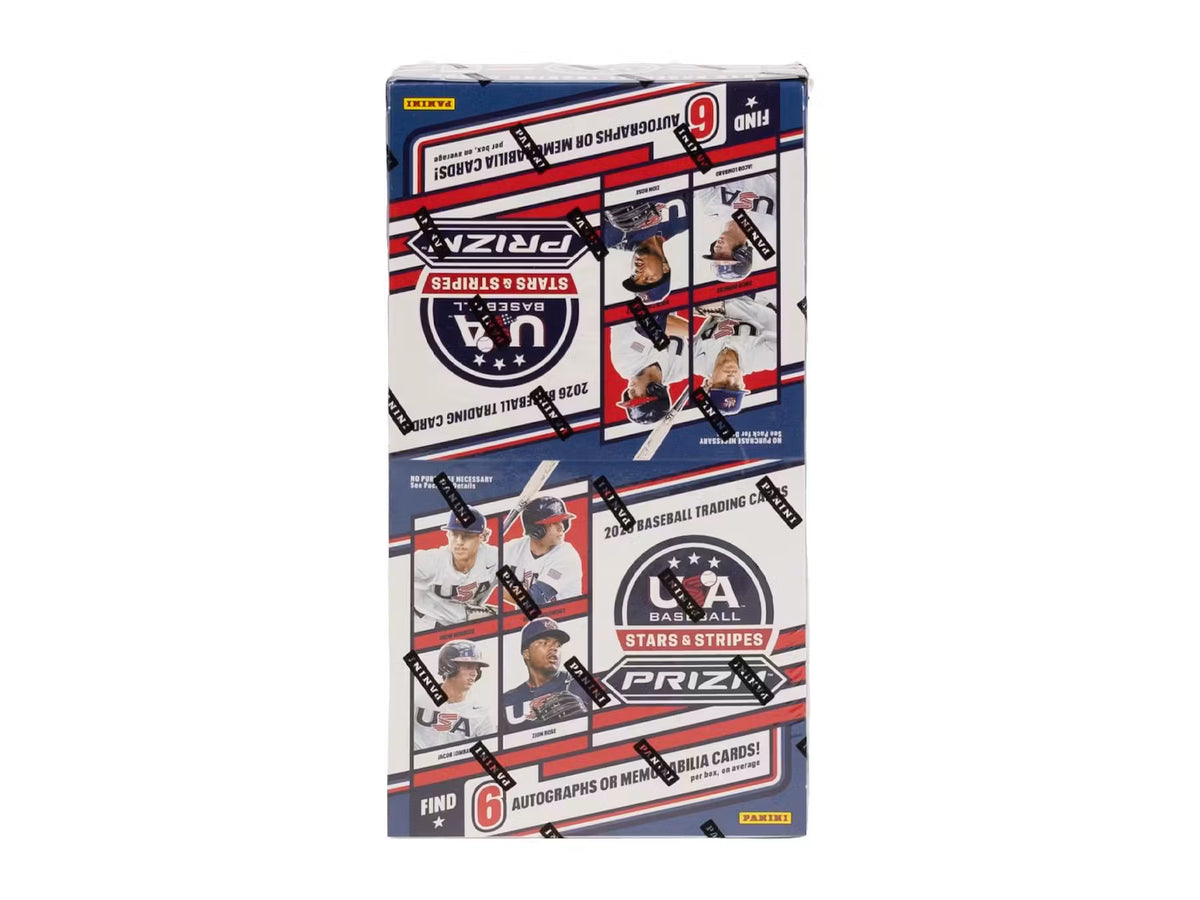 2026 Panini USA Stars & Stripes Prizm Baseball Hobby 12 Box Case