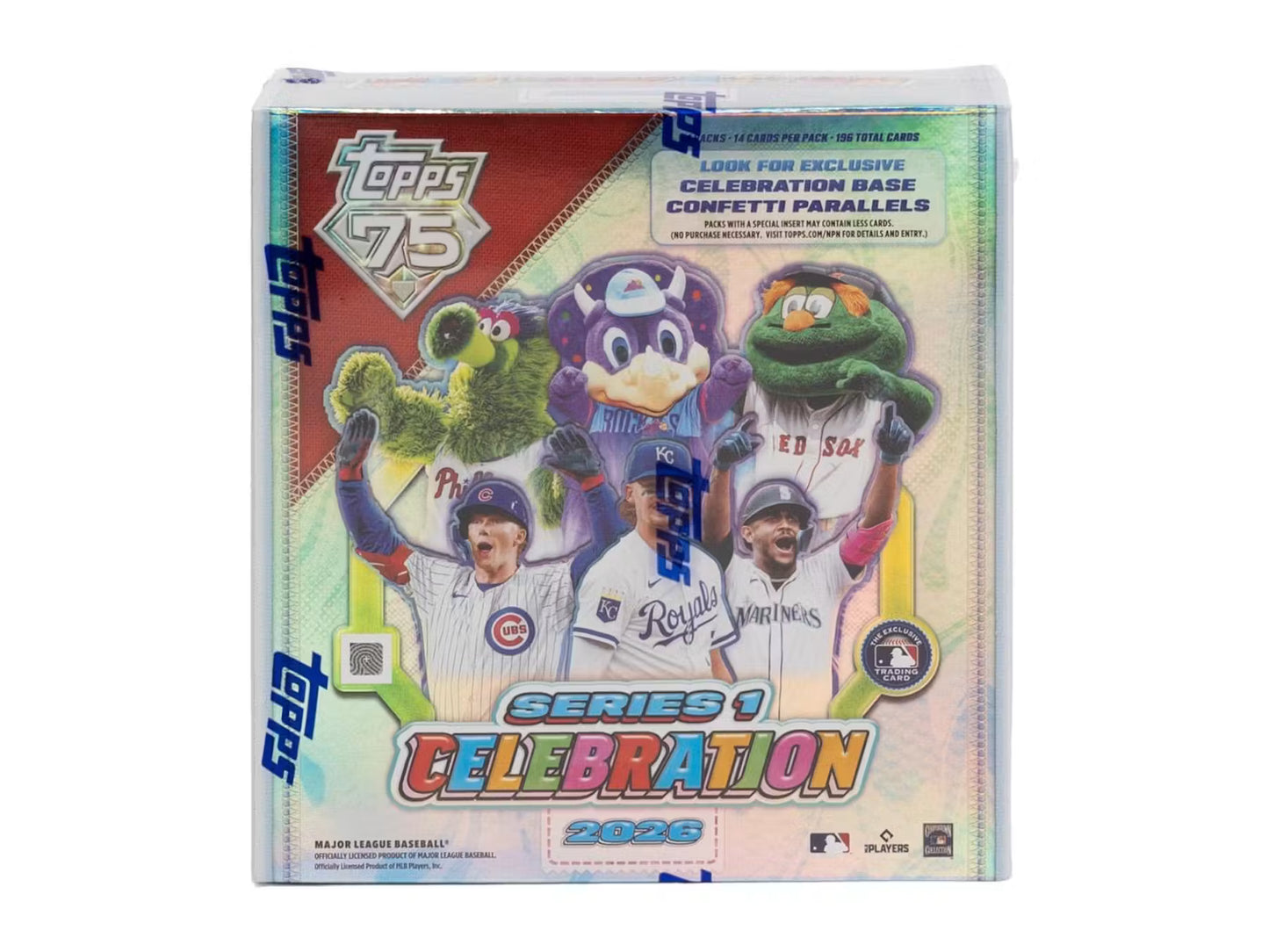2026 Topps Series 1 Baseball Celebration Mega 20 Box Case