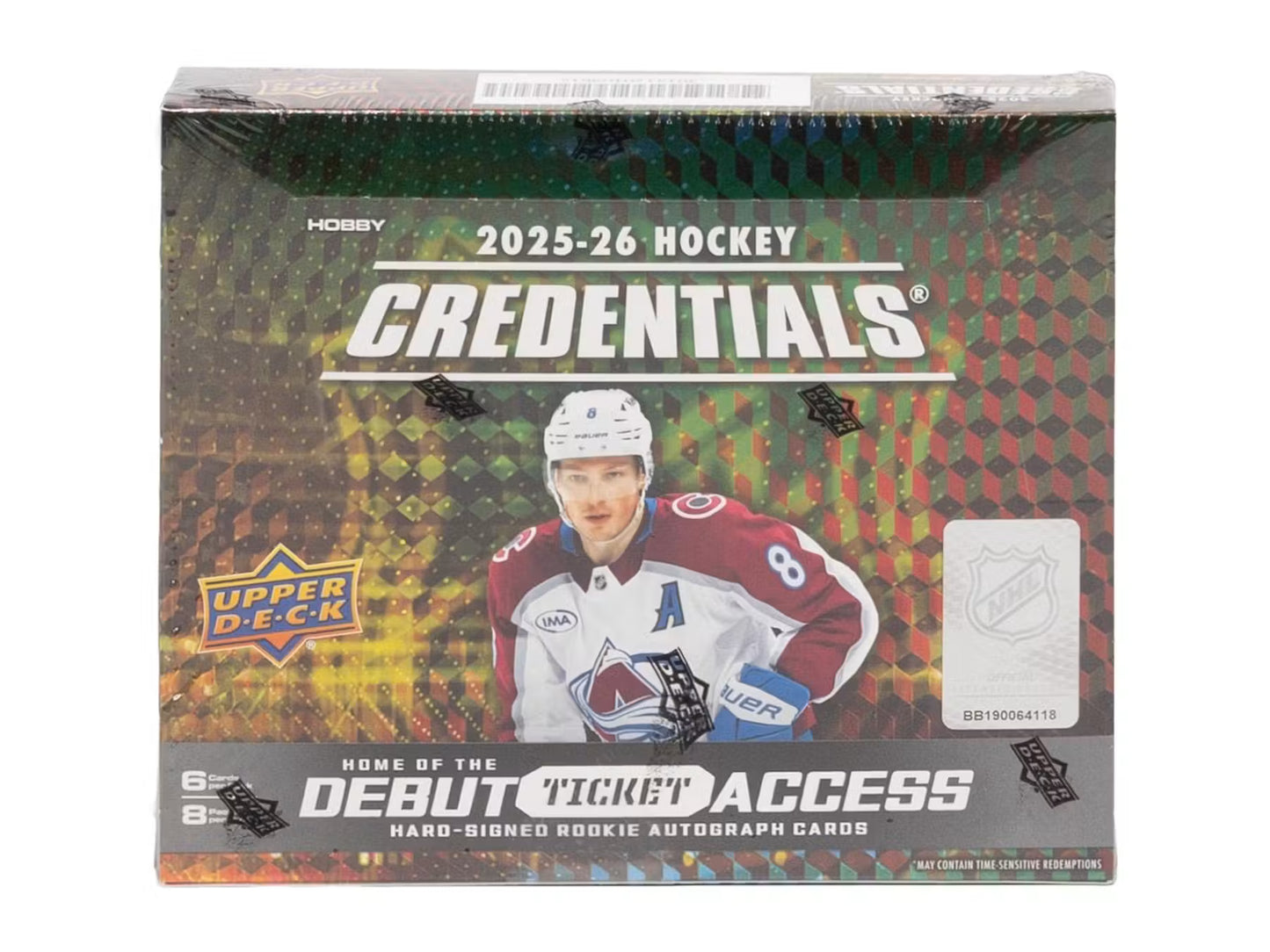 2025/26 Upper Deck Credentials Hockey Hobby 20 Box Case