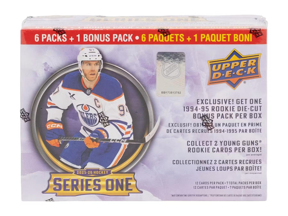 2025/26 Upper Deck Series 1 Hockey Mega Box