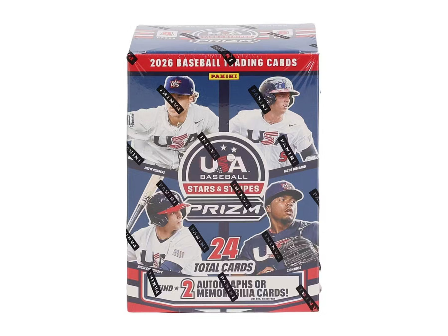2026 Panini USA Stars & Stripes Prizm Baseball Blaster 20 Box Case