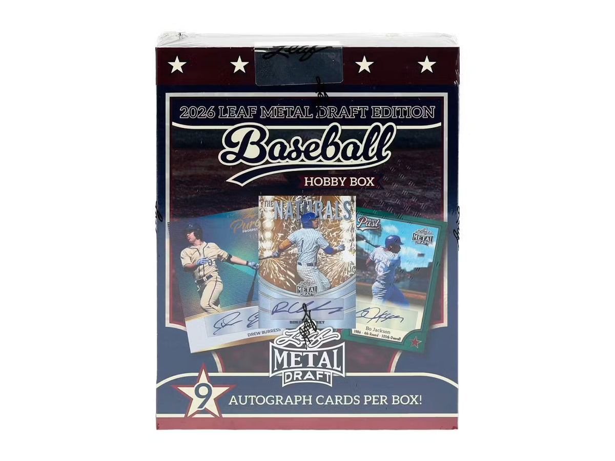 2026 Leaf Metal Draft Edition Baseball Hobby 12 Box Case
