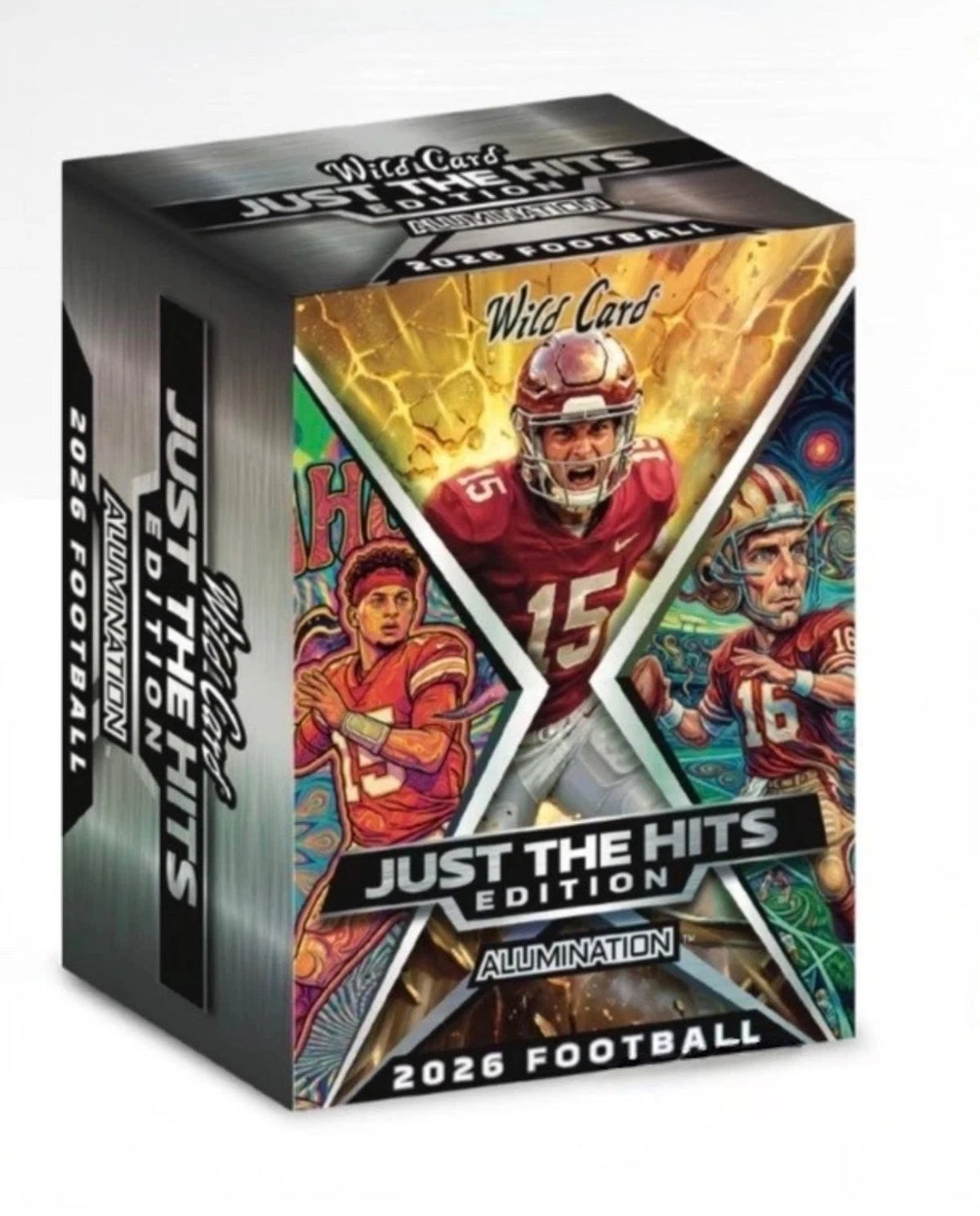 2026 Wild Card Alumination Just The Hits Football Hobby Jumbo 20 Box Case