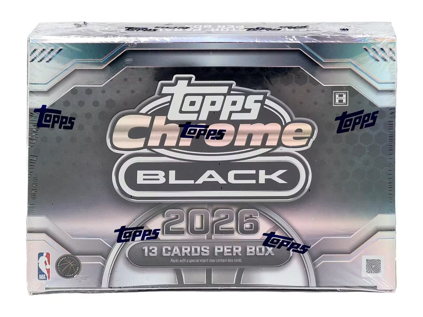 2025/26 Topps Chrome Black Basketball Hobby 8 Box Case