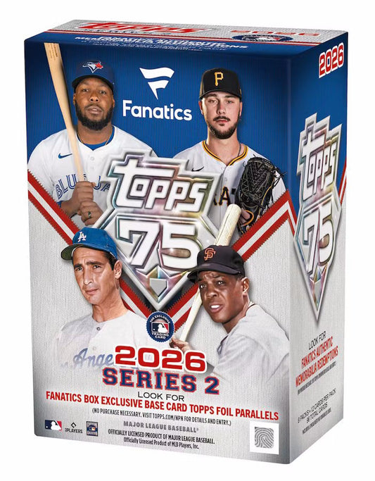 2026 Topps Series 2 Baseball Fanatics Blaster Box