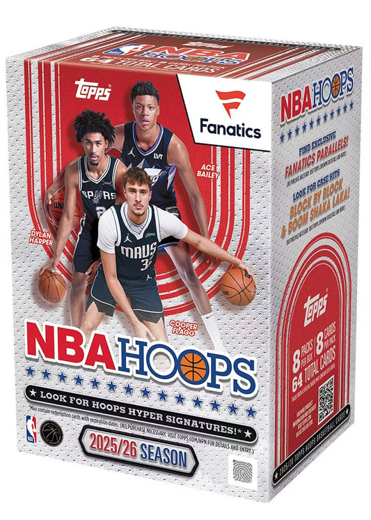 2025/26 Topps Hoops Basketball Fanatics Blaster Box