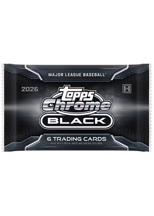 2026 Topps Chrome Black Baseball Hobby Box