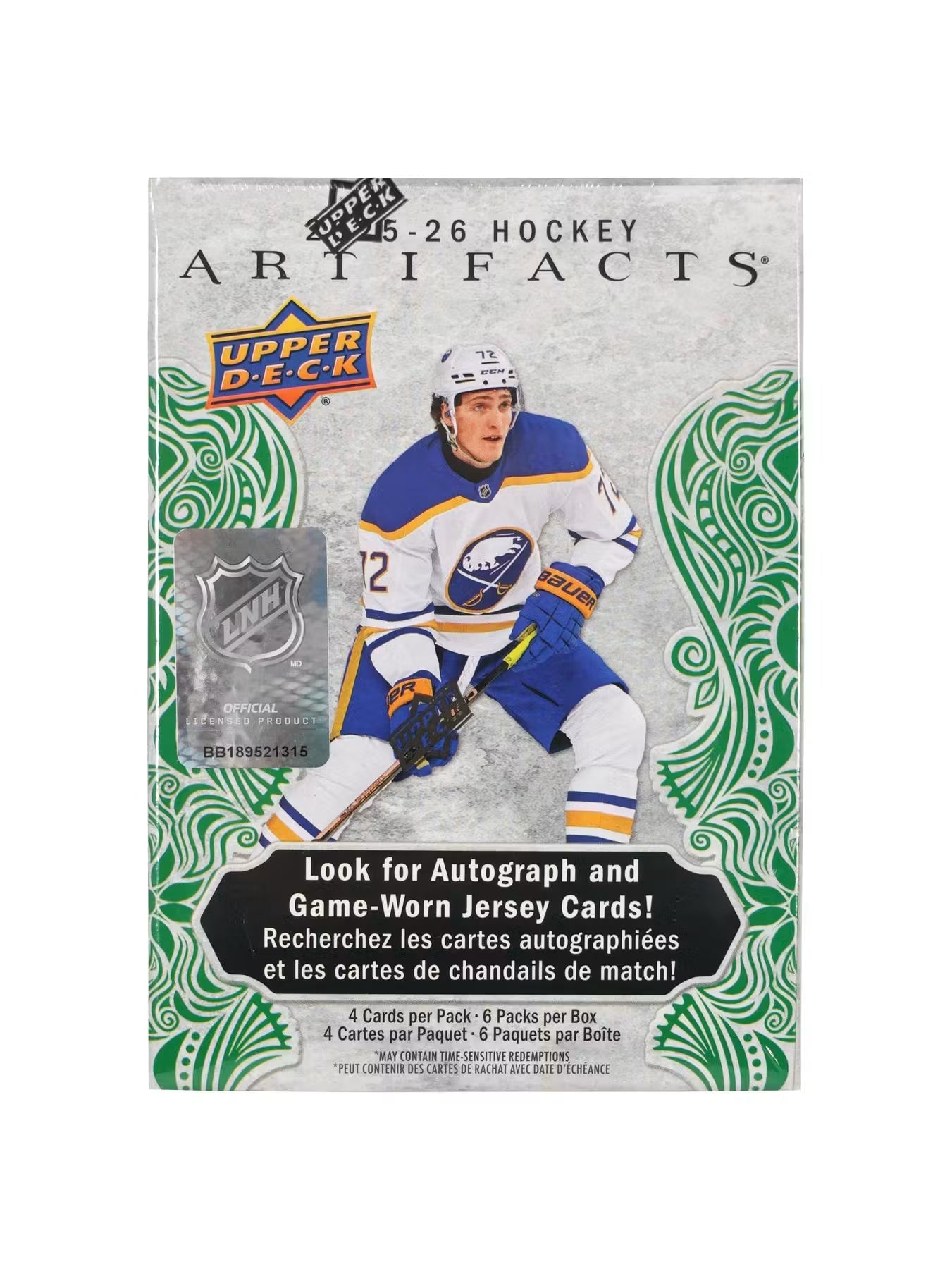 2025/26 Upper Deck Artifacts Hockey Blaster Box