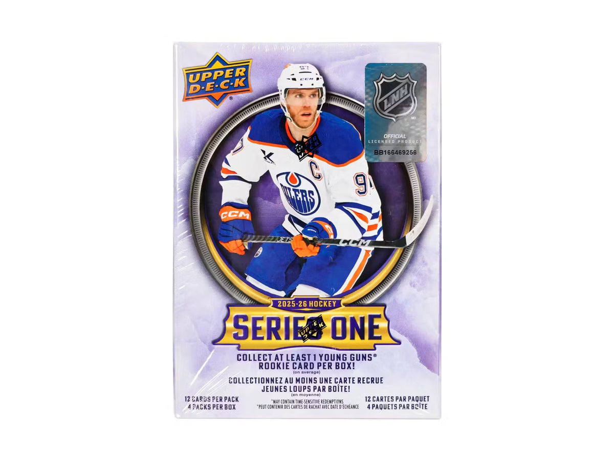2025/26 Upper Deck Series 1 Hockey Blaster 20 Box Case
