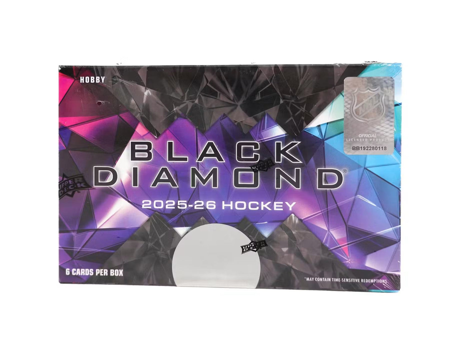 2025/26 Upper Deck Black Diamond Hockey Hobby 10 Box Case