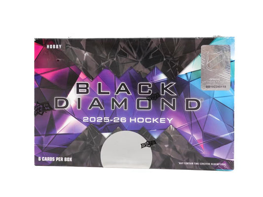2025/26 Upper Deck Black Diamond Hockey Hobby 10 Box Case