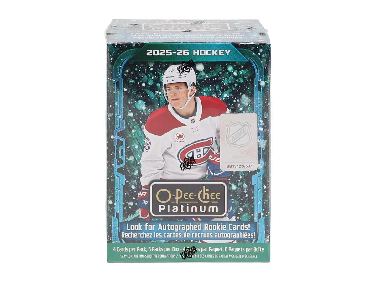 2025/26 Upper Deck O-Pee-Chee Platinum Hockey Blaster Box