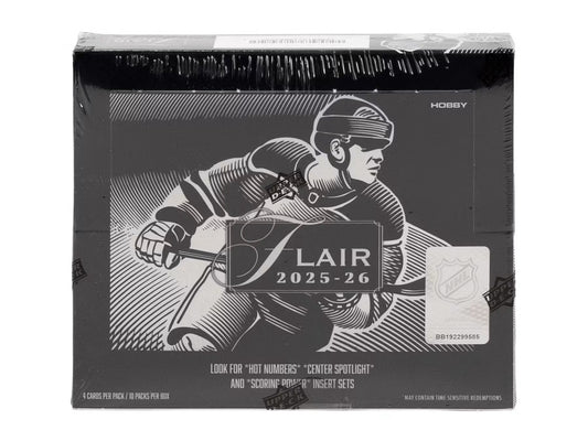 2025/26 Upper Deck Flair Hockey Hobby 10 Box Case