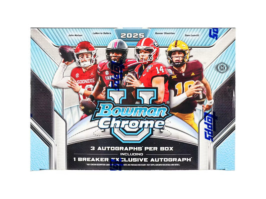 2025 Bowman Chrome University Football Delight Box