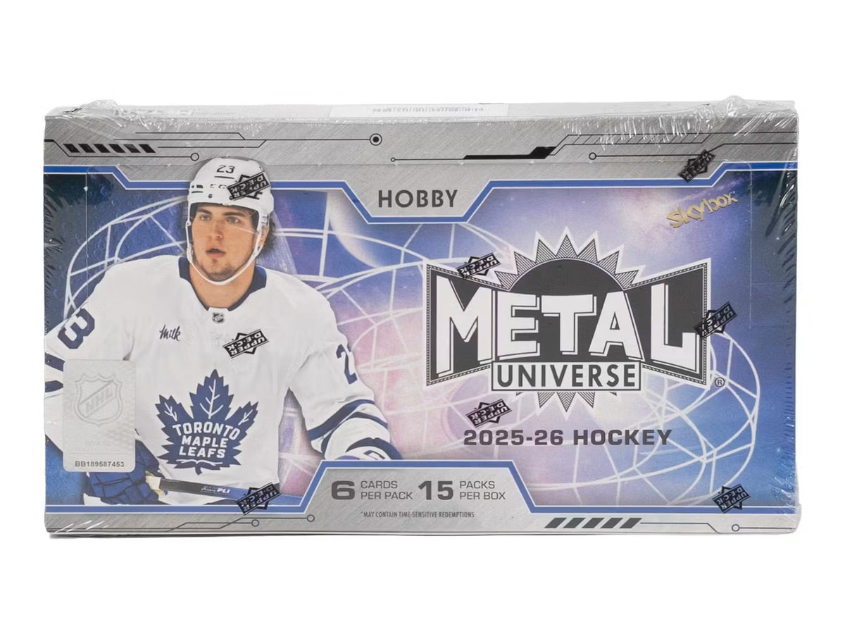 2025/26 Upper Deck Skybox Metal Universe Hockey Hobby 16 Box Case