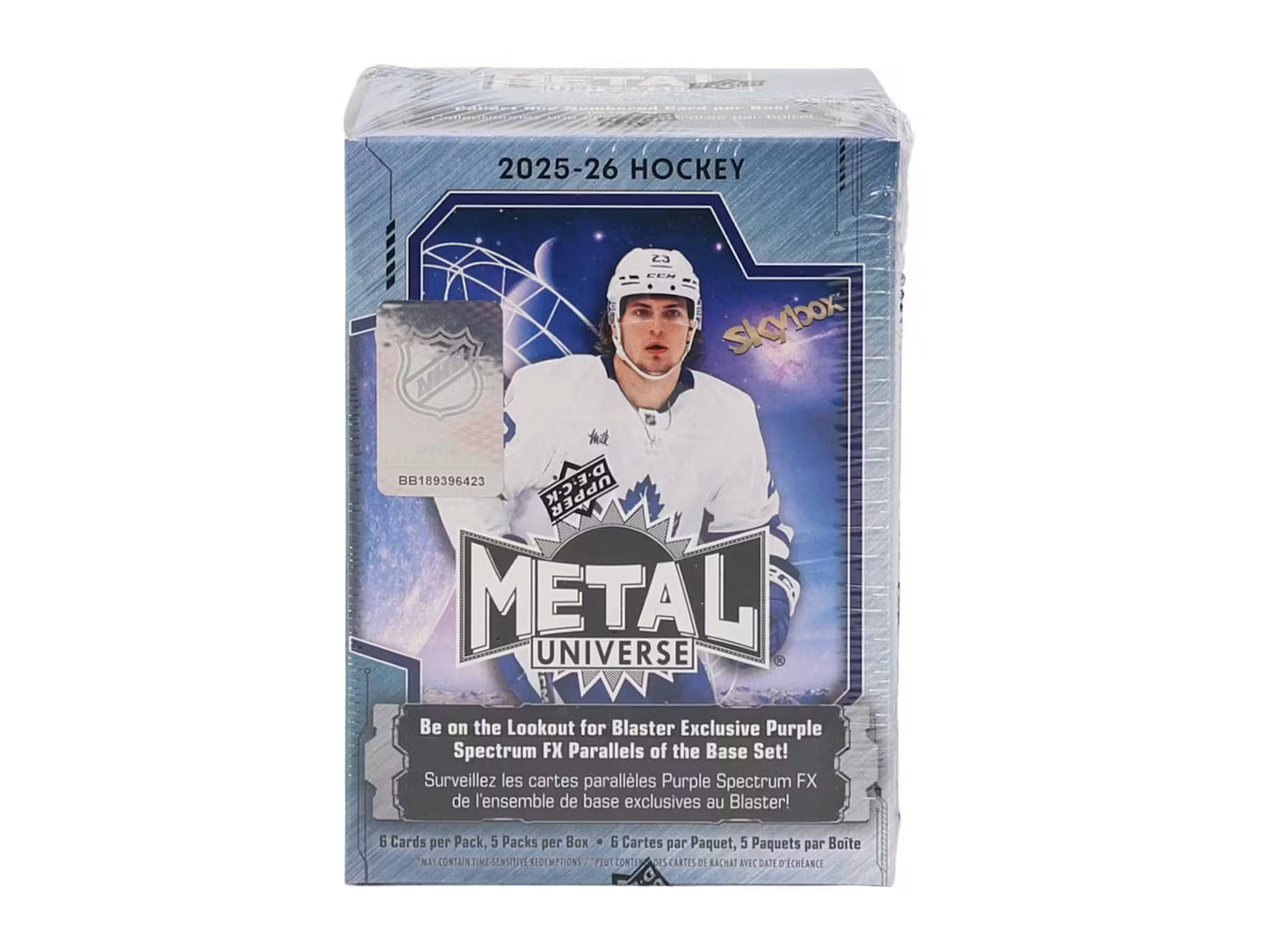 2025/26 Upper Deck Skybox Metal Universe Hockey Blaster Box