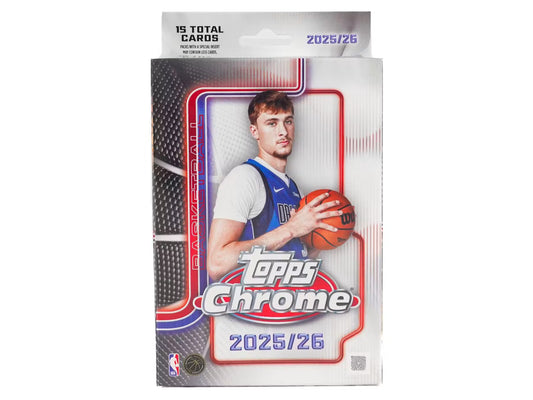 2025/26 Topps Chrome Basketball Hanger 64 Box Case