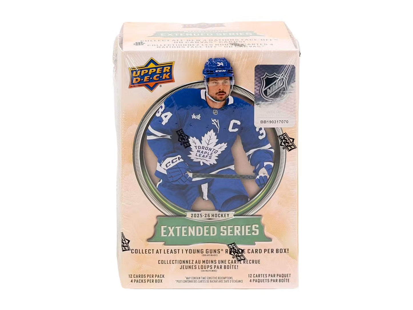 2025/26 Upper Deck Extended Series Hockey Blaster Box