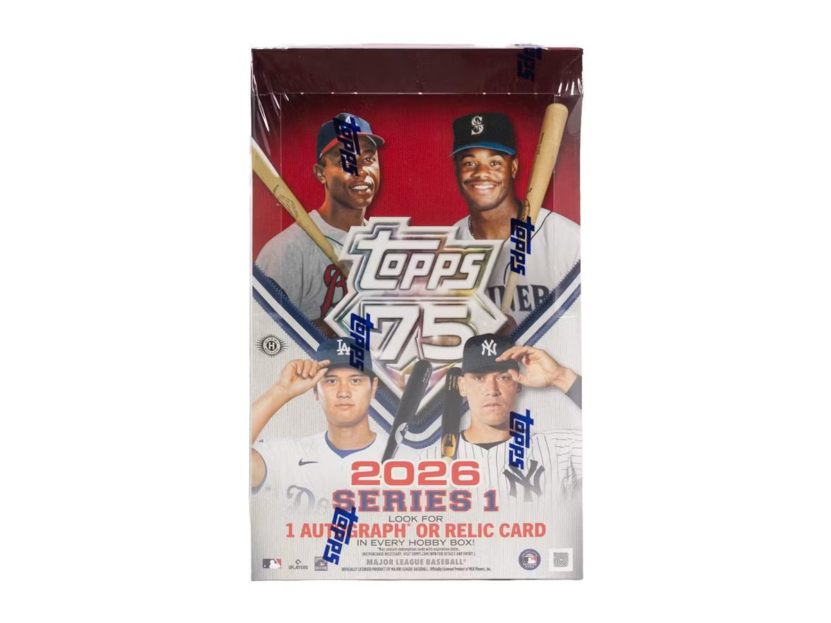 2026 Topps Series 1 Baseball Hobby 12 Box Case