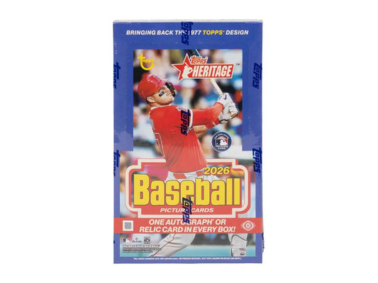 2026 Topps Heritage Baseball Hobby 12 Box Case