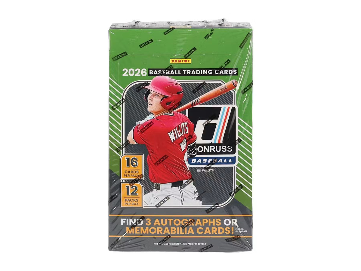 2026 Panini Donruss Baseball Hobby 12 Box Case