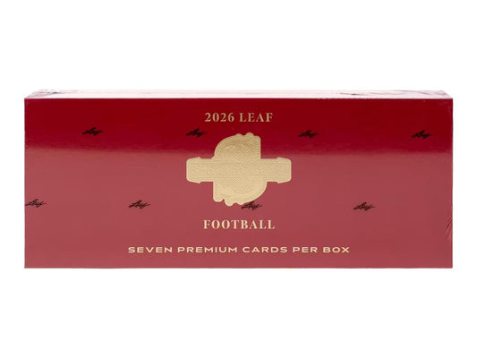 2026 Leaf Spectacular Football 3 Box Case