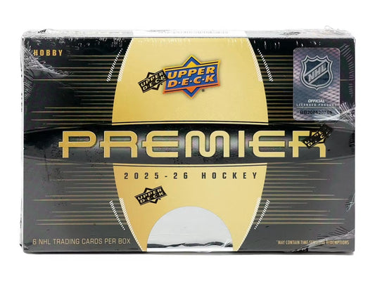 2025/26 Upper Deck Premier Hockey Hobby 10 Box Case