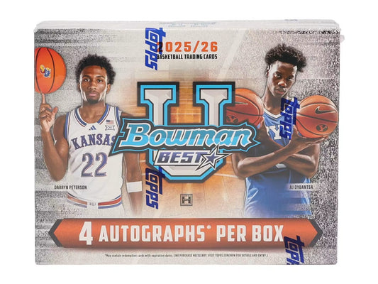 2025/26 Bowman University Best Basketball Hobby Box