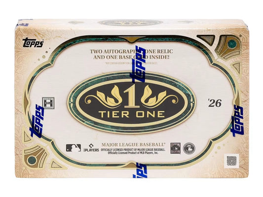 2026 Topps Tier One Baseball Hobby 12 Box Case