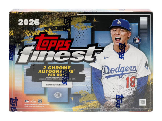 2026 Topps Finest Baseball Hobby 8 Box Case