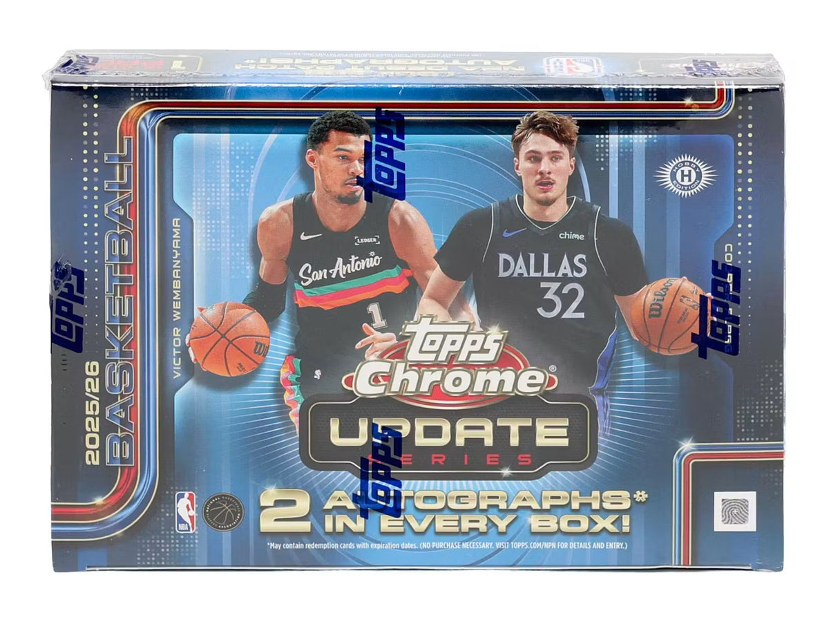 2025/26 Topps Chrome Update Series Basketball Delight Box
