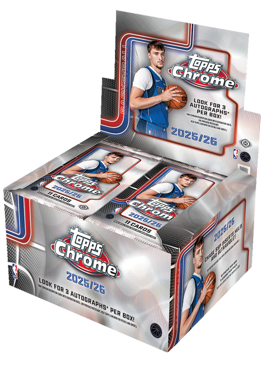 2025/26 Topps Chrome Basketball Jumbo Box