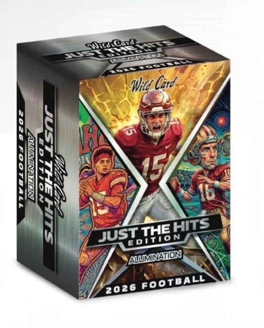 2026 Wild Card Alumination Just The Hits Football Hobby Jumbo Box